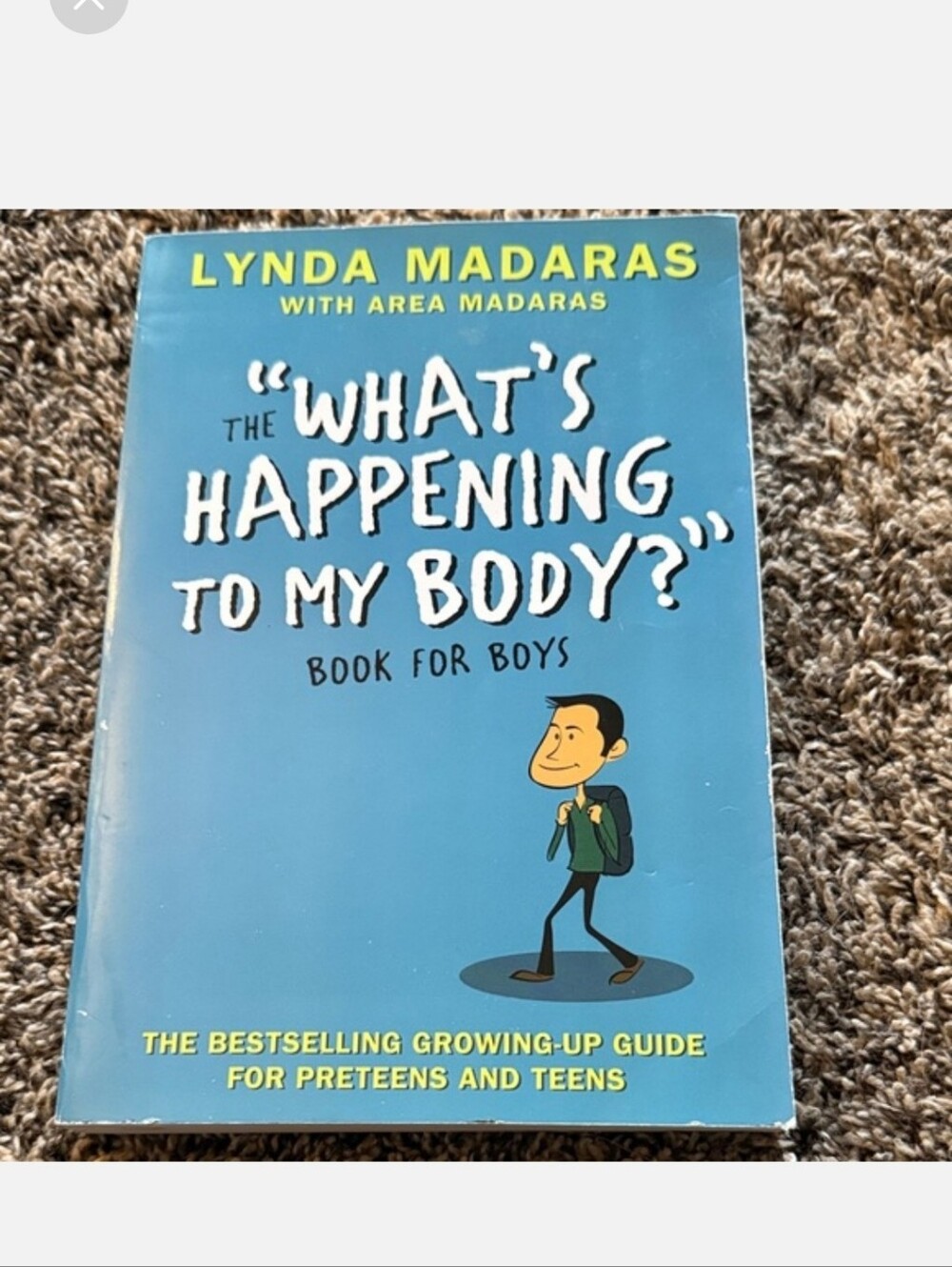 "What's Happening to My Body?" Book for Boys - Blue